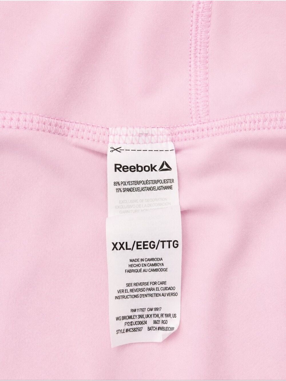Reebok High Rise Athletic Skort XXL Pink NWOT Pickleball Tennis Golf Pocket - Picture 10 of 11